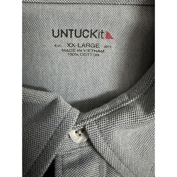 UNTUCKit Mens Button Down Shirt Long Sleeve XXL light blue​ - Picture 3 of 4